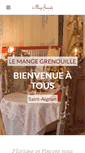 Mobile Screenshot of lemangegrenouille.fr